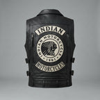 Herren-Lederweste im Western-Biker-Stil – Motorrad-Klassiker