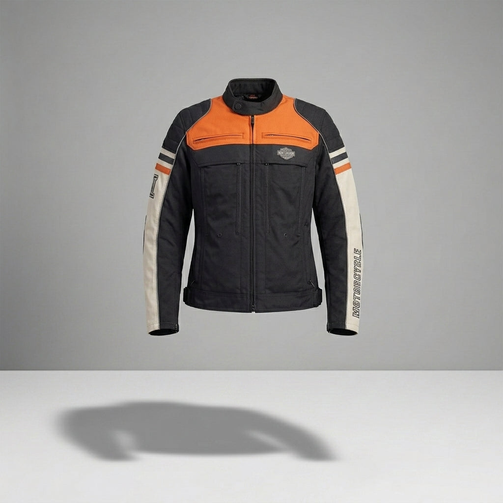 Women’s Metonga Switchback Lite Riding Jacket – Harley Style Lightweight Motorcycle Jacket