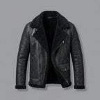 B3 Shearling Leather Jacket _ Men's Flying Jacket