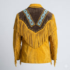 Authentic Men's Native American Western Leather Jacket