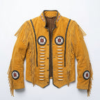 Authentic Western Leather Indian Carnival Jacket for Men
