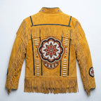 Authentic Western Leather Indian Carnival Jacket for Men