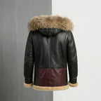 Men’s B3 Shearling Bomber Jacket – B7 Sheepskin Military Fur Coat