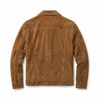 Men’s Heritage Suede Cowboy Jacket – Western Style Leather Trucker Coat