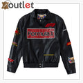 Jeff Hamilton Formel 1 Leder-Rennjacke