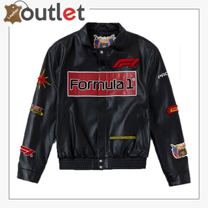 Jeff Hamilton Formula 1 Leather Racing Jacket