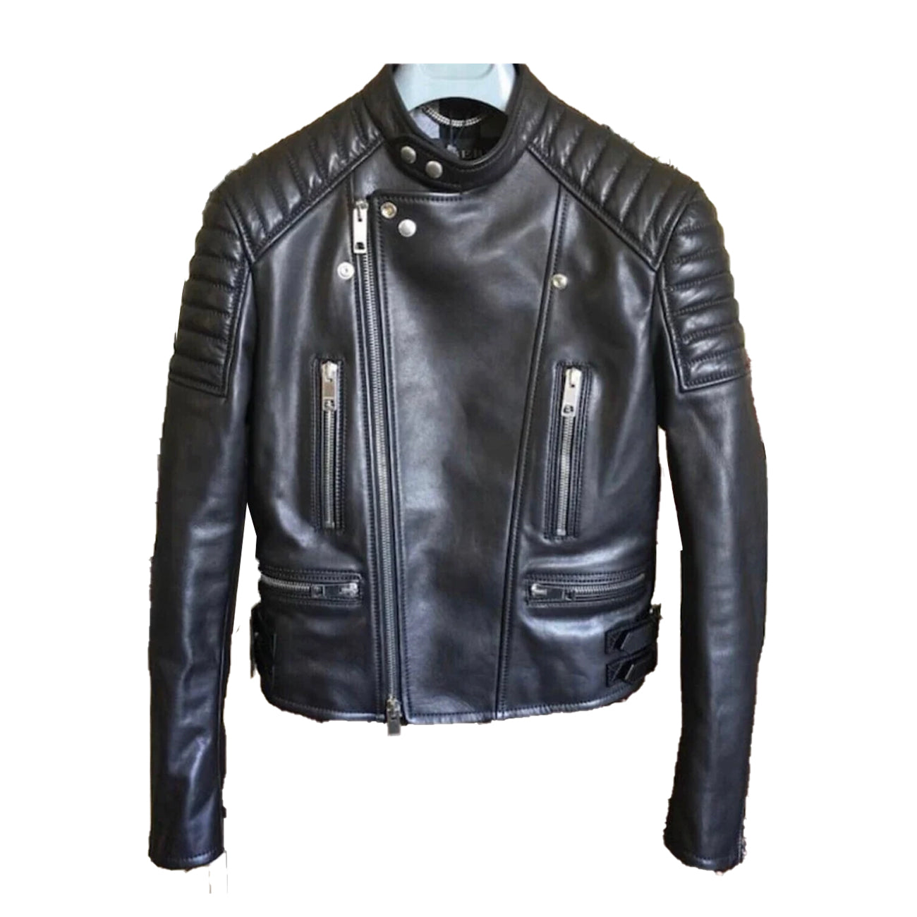 Leder Bikerjacke Herren Mode