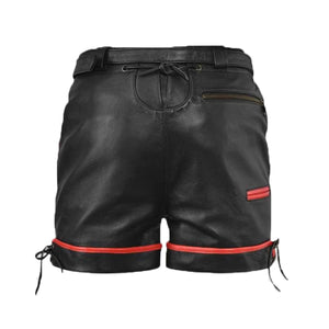 Leather Shorts Men