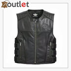 Leder Harley Davidson Lederweste für Herren