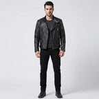 Men's Leather punk Jackets