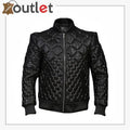 Herren Nietenleder Steampunk Jacke