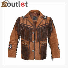 Load image into Gallery viewer, Men Western Suede Jacket
