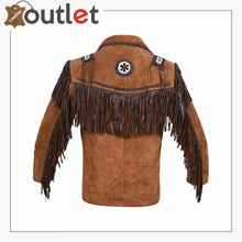 Load image into Gallery viewer, Men Western Suede Jacket
