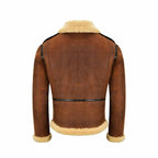 Men’s B3 Bomber Shearling Fur Jacket Leather Outlet
