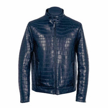Load image into Gallery viewer, Men&#39;s Genuine Cowhide Crocodile Print Jacket Leather Outlet
