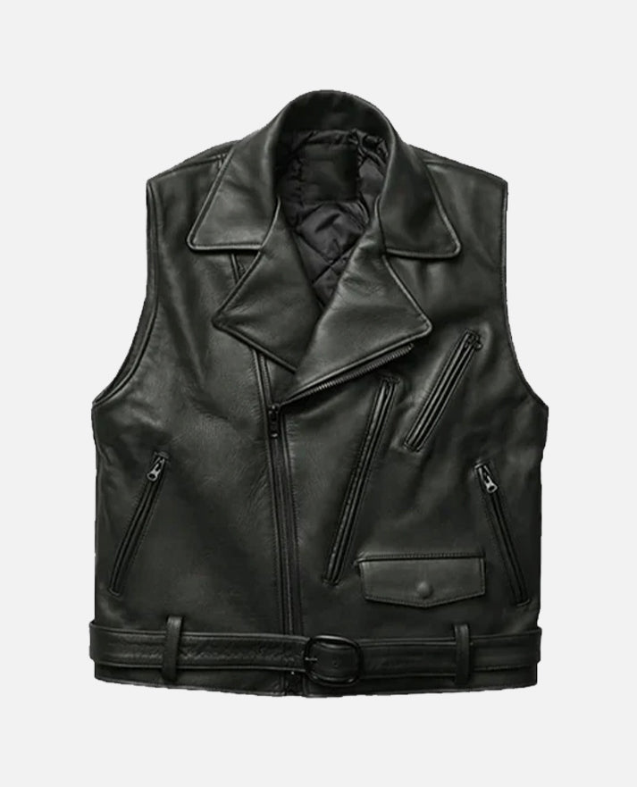 Herren-Premium-Klassik-Lederweste