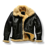 Men's RAF Aviator Real Leather Jacket Leather Outlet