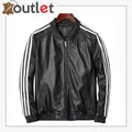 Herren Bomberjacke aus echtem Lammleder
