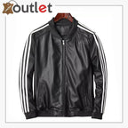 Herren Bomberjacke aus echtem Lammleder