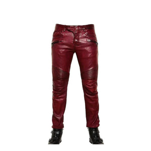 Mens Hot Genuine Leather Pants Leather Outlet