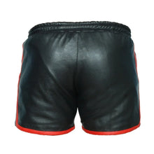 Load image into Gallery viewer, Mens Leather Shorts Genuine Sheep Leather Black
