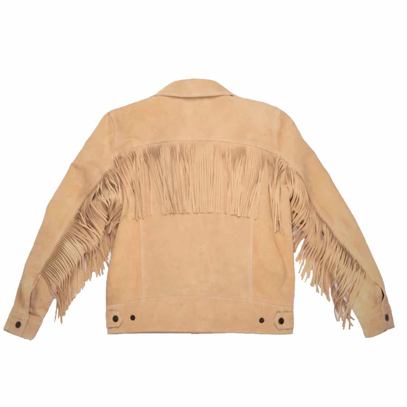 Herren Native American Western Lederjacke Braun