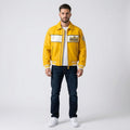 Aviators King Varsity Leather Jacket – Yellow & White Edition