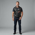 Herren-Lederweste im Western-Biker-Stil – Motorrad-Klassiker