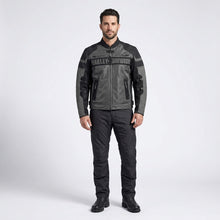Laden Sie das Bild in den Galerie-Viewer, Herren Codec Textil- und Mesh-Motorradjacke – Harley Style belüftete Motorradjacke
