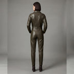 Women's OLives Leather Jumpsuit