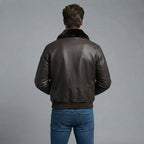 Men's G-1 Military Flight Aviator Bomber Jacket