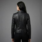 Women's Black Leather Jacket