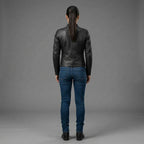 Women's Black Leather Jacket