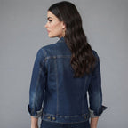 Buy Roman Blue Classic Cotton Denim Jacket  for Women's