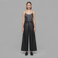 Women's Black Leather Pant