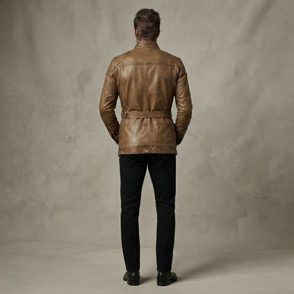 Motorcycle Jacket Belstaff Panther Leather Jacket