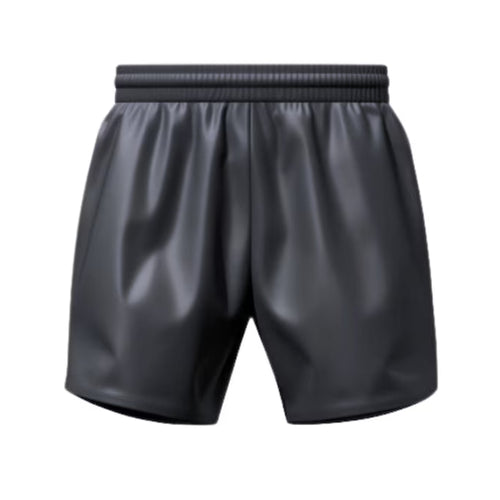 New Style Handmade Black Leather Men Short - Leather Outlet