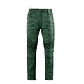 Men's Handmade Green Leather Pants – Premium Craftsmanship