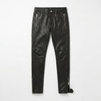 Men’s Leather Biker Pants – Motorcycle Riding Pants