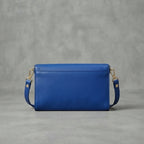 Women's Blue  Leather Shoulder Bag