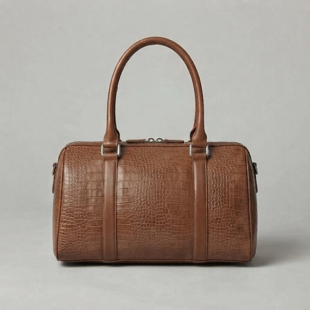 Women's Brown  Leather Shoulder Bag