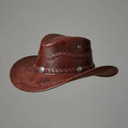 Buy Men's Western Leather Cowboy Hat