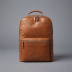 Brown Walker Cow Leather Backpack