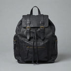 Black Stylish Walker Cow Leather Backpack