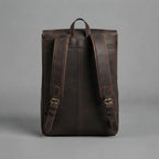 Brown Walker  Leather Backpack