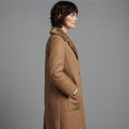 Women's Tan Shearling Jacket