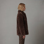 Women's Brown Shearling Jacket