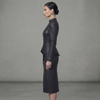 Buy Women's Black Leather Dress