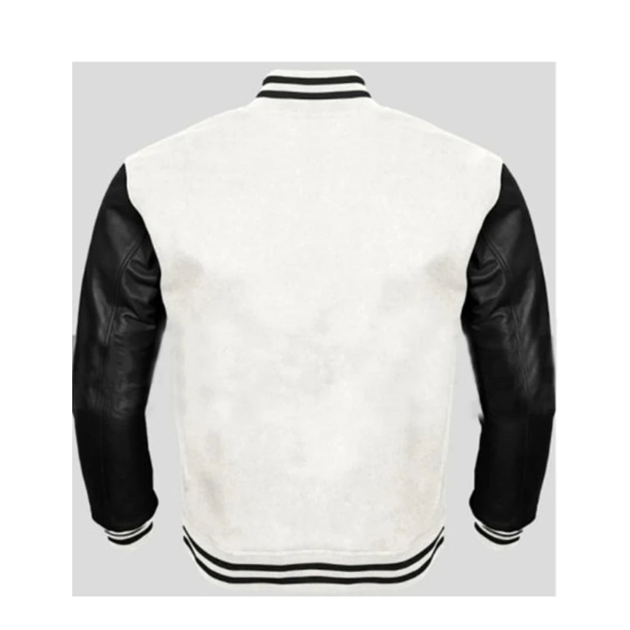 Varsity Multi-color Wool Varsity Letterman Bomber Jacket Leather Outlet