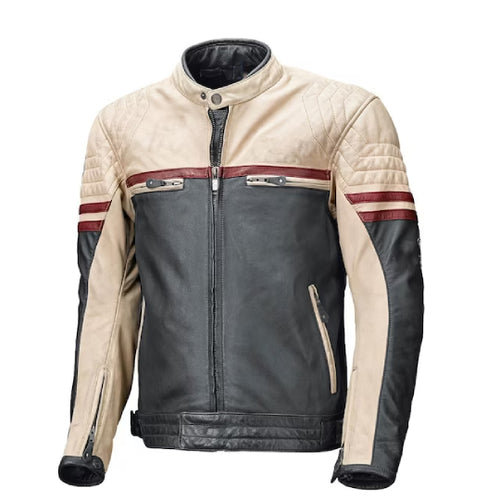 Vintage Cafe Racer Retro Motorcycle Leather Jacket Leather Outlet